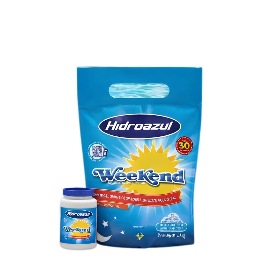 Cloro Para Piscina 2.4Kg Granulado Limpeza Pesada Manutenção Weekend HidroAzul