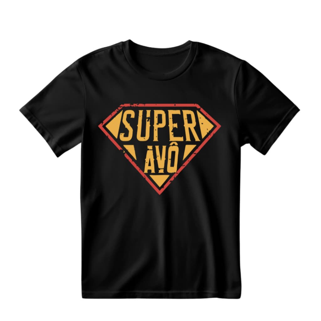 Camiseta Camisa Atmclass 100% Algodão Premium Linda   Masculina Super Avô Vovô Envio Imediato Envio Imediato