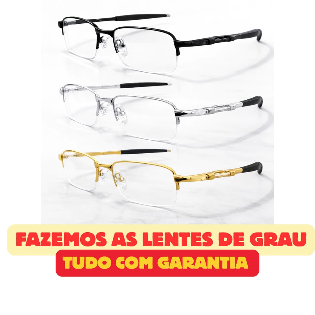DR-82 Armação De Descanso Óculos Masculino Sem Grau MOLA Lupinha de Descanso