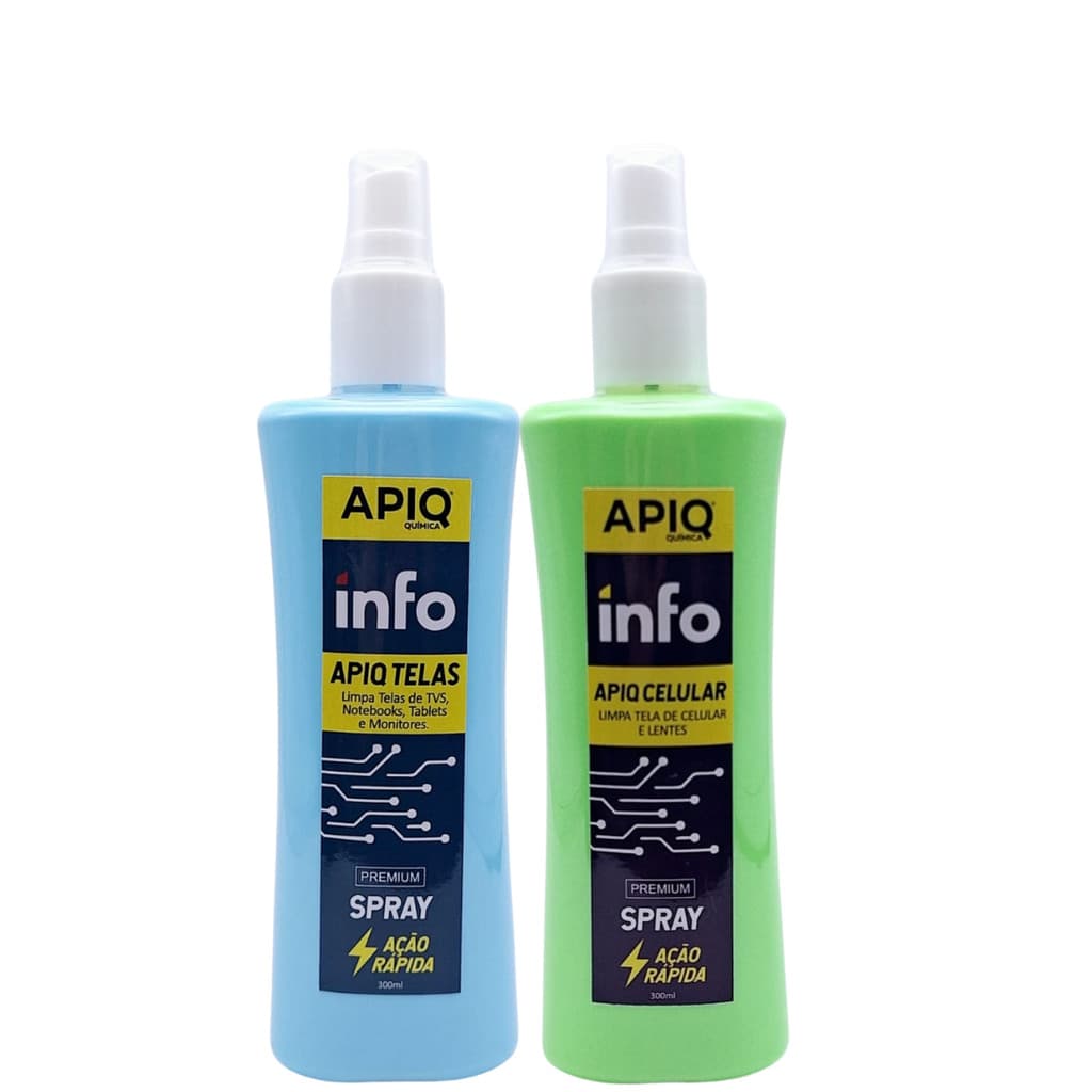 Kit Limpeza Geral Info Telas E Info Celular 300ml