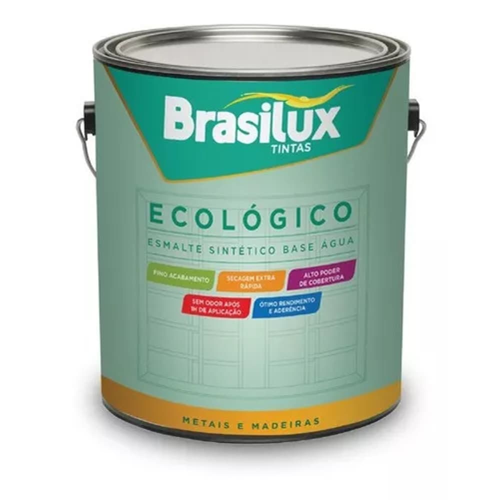 BRASILUX ESMALTE BASE AGUA ECOLOGICO AZUL DEL REY 3,6L