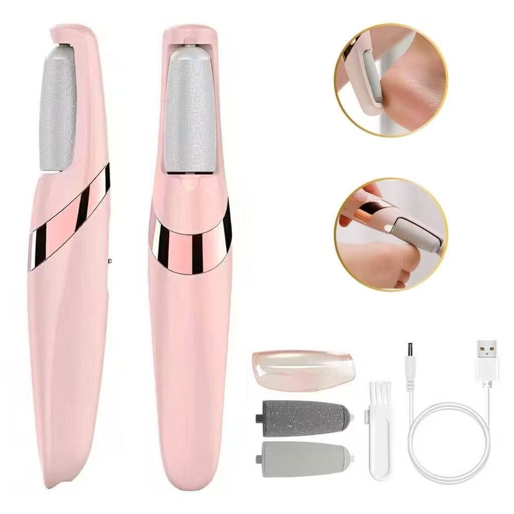 LIXADOR DE PÉ ELÉTRICO PORTÁTIL RECARREGÁVEL USB REMOVE CALOS E RACHADURAS POTENTE PROFISSIONAL