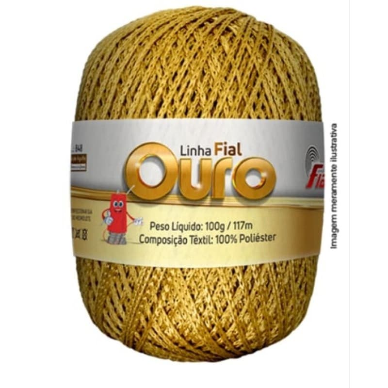 Fio Linha Ouro Fial 100g/117 m (similar linha Encanto