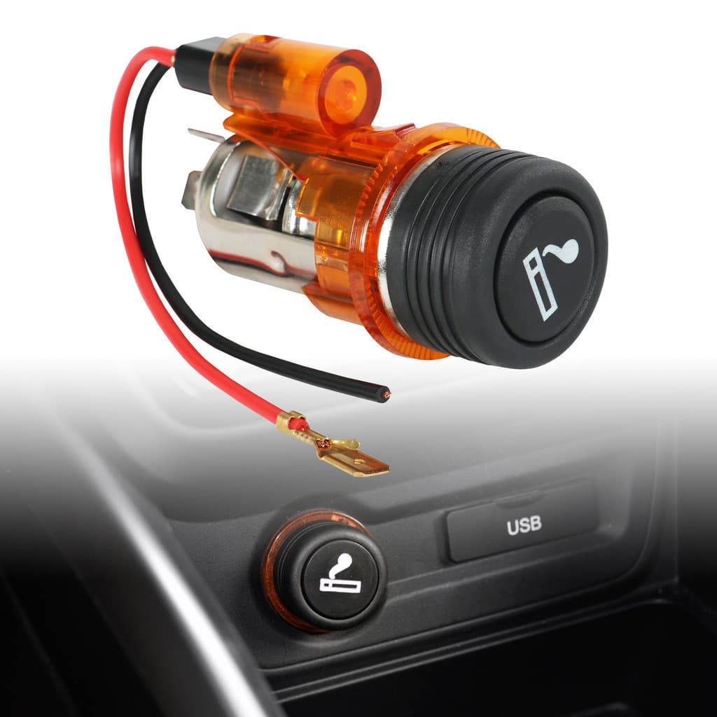 Carregador universal para carro, acendedor tomada de carro, adequado para todos os veículos