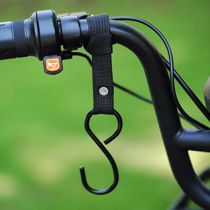 Novo ao ar livre de aço sólido veículo elétrico gancho frente Universal bateria bicicleta motocicleta gancho capacete