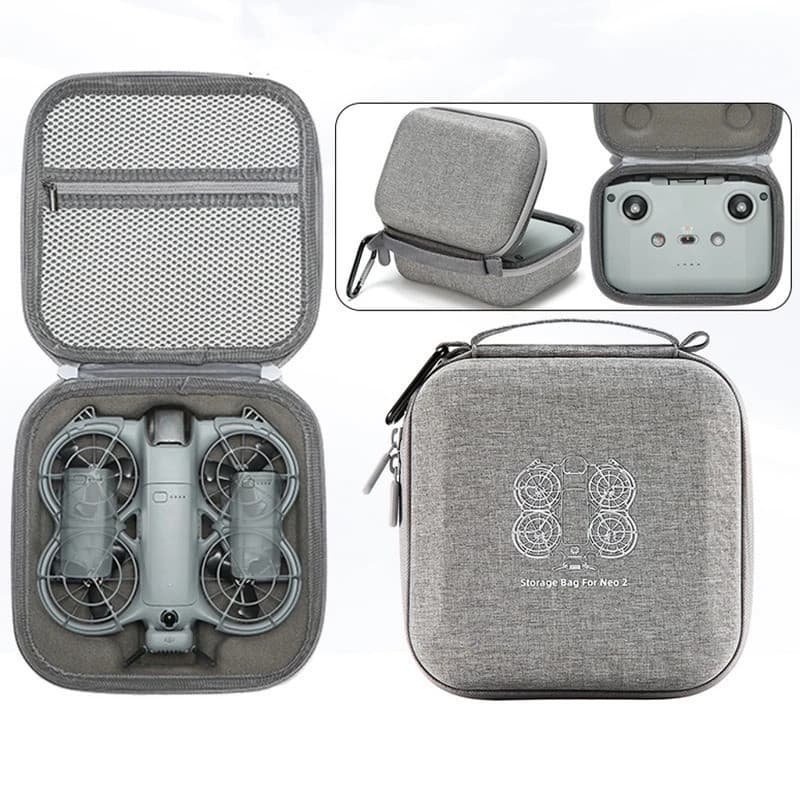 Estojo de Transporte para Drone DJI Neo 2, Bolsa de Armazenamento Protetora com Capa Dura para Viagem, para Controle Rem