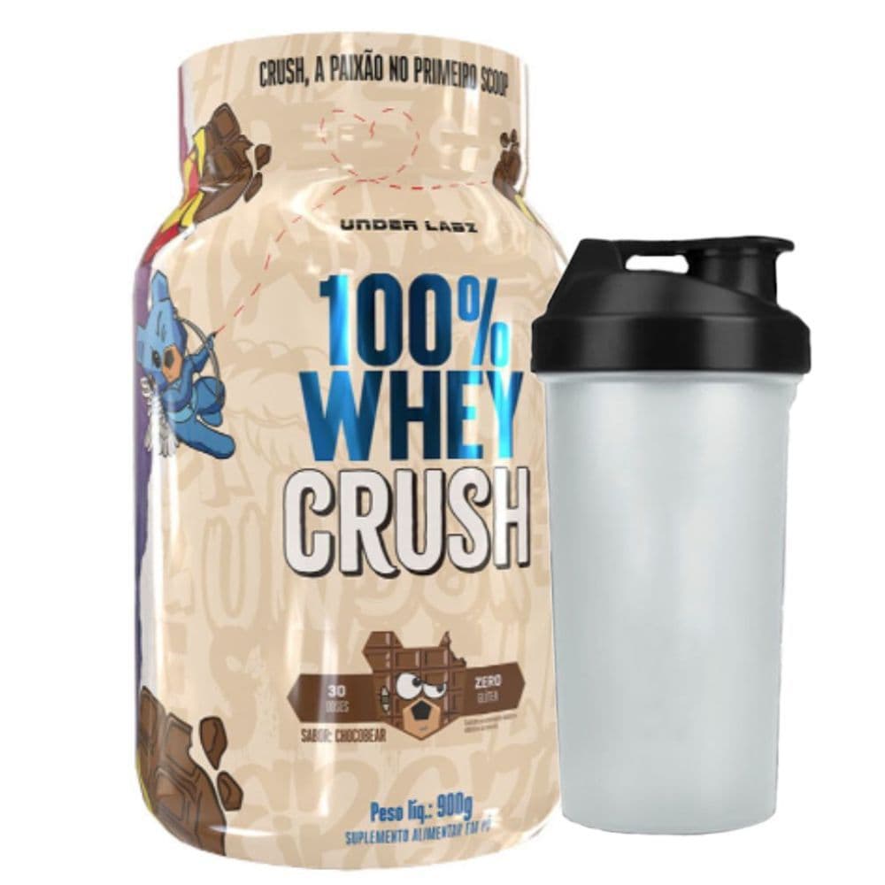 Whey Concentrado Chocobear 900g Coqueteleira - Under Labz
