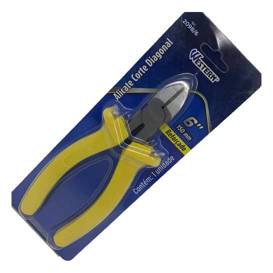 Alicate Corte Diagonal 6'' Western Mod.2098 Plástico 20mm