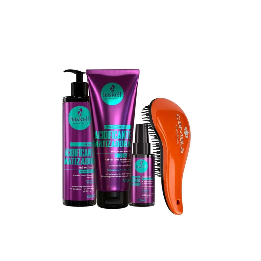 Haskell Kit Acidificante Matizador + escova
