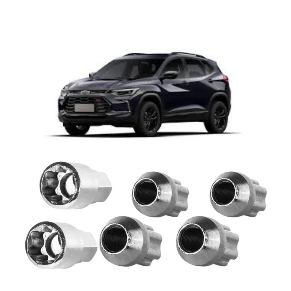 Trava Roda Porca Anti Furto Roubo Chevrolet Tracker + Brinde