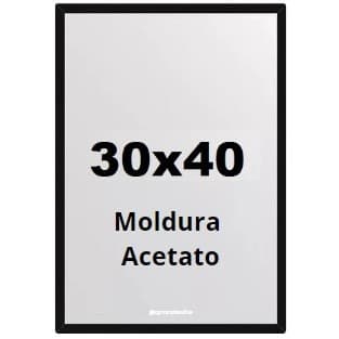 Moldura Decorativa 30x40cm com Acetato – Enquadre Suas Fotos
