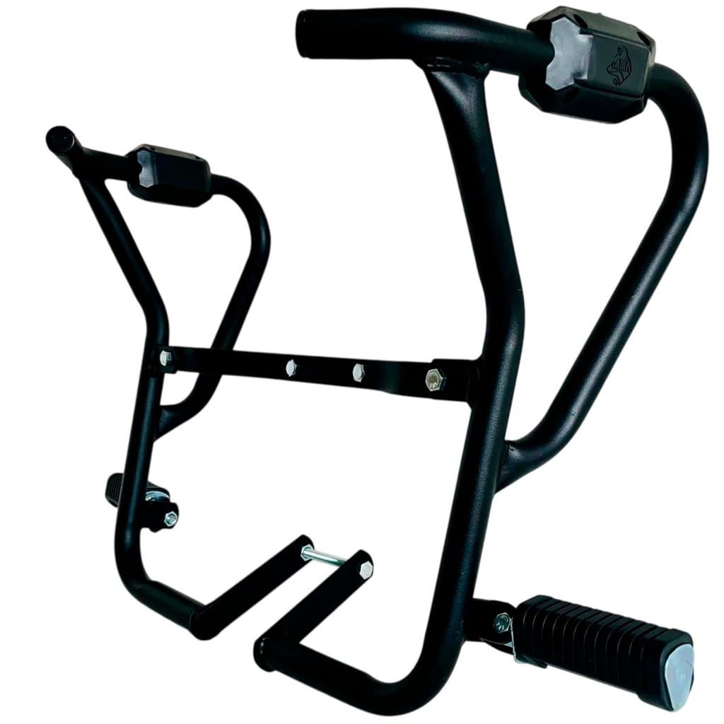 Jef 150 Modelo 2026 Protetor Carenagem Motor Tanque Pedal Mata Cachorro com Pedaleira Retrátil Moto Shineray