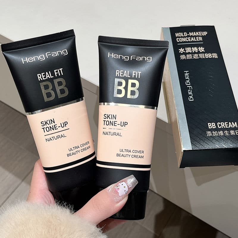 Hold maquiagem corretivo bb creme base líquida controle de óleo à prova dwaterproof água à prova de suor não-despertar e