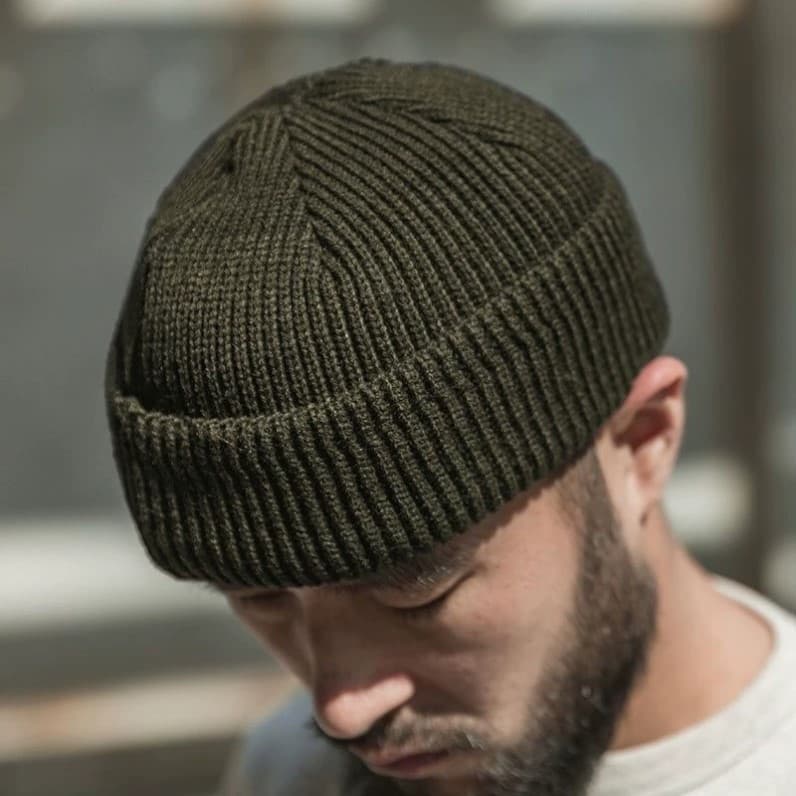 Street Wear Retro segunda guerra mundial força aérea A4 chapéu frio boné de lã chapéu de malha masculino feminino invern
