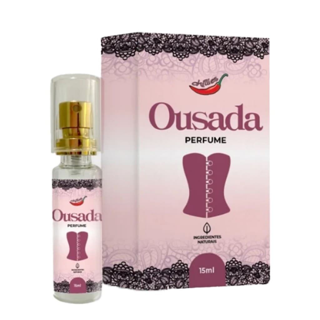 Ousada Perfume Feminino 15ml – Fragrância Sedutora Chillies