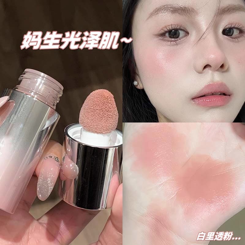 2025 novo estilo de venda quente líquido blush expansão cor contorno brilho líquido veludo blush líquido pele azeitona B