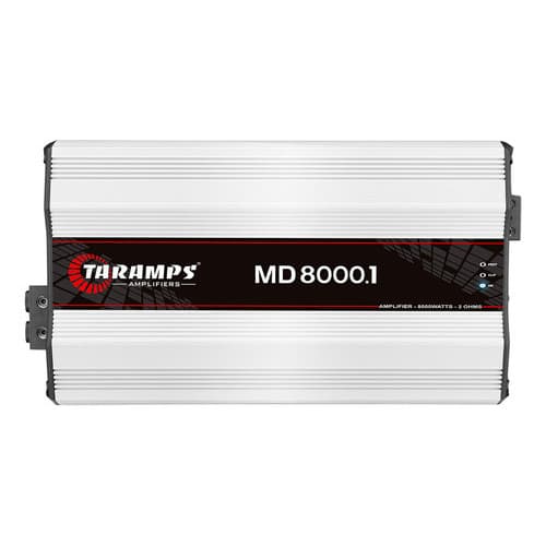 Modulo Taramps Md 8000 2 Ohms Potencia 8000w Amplificador 80 Branco