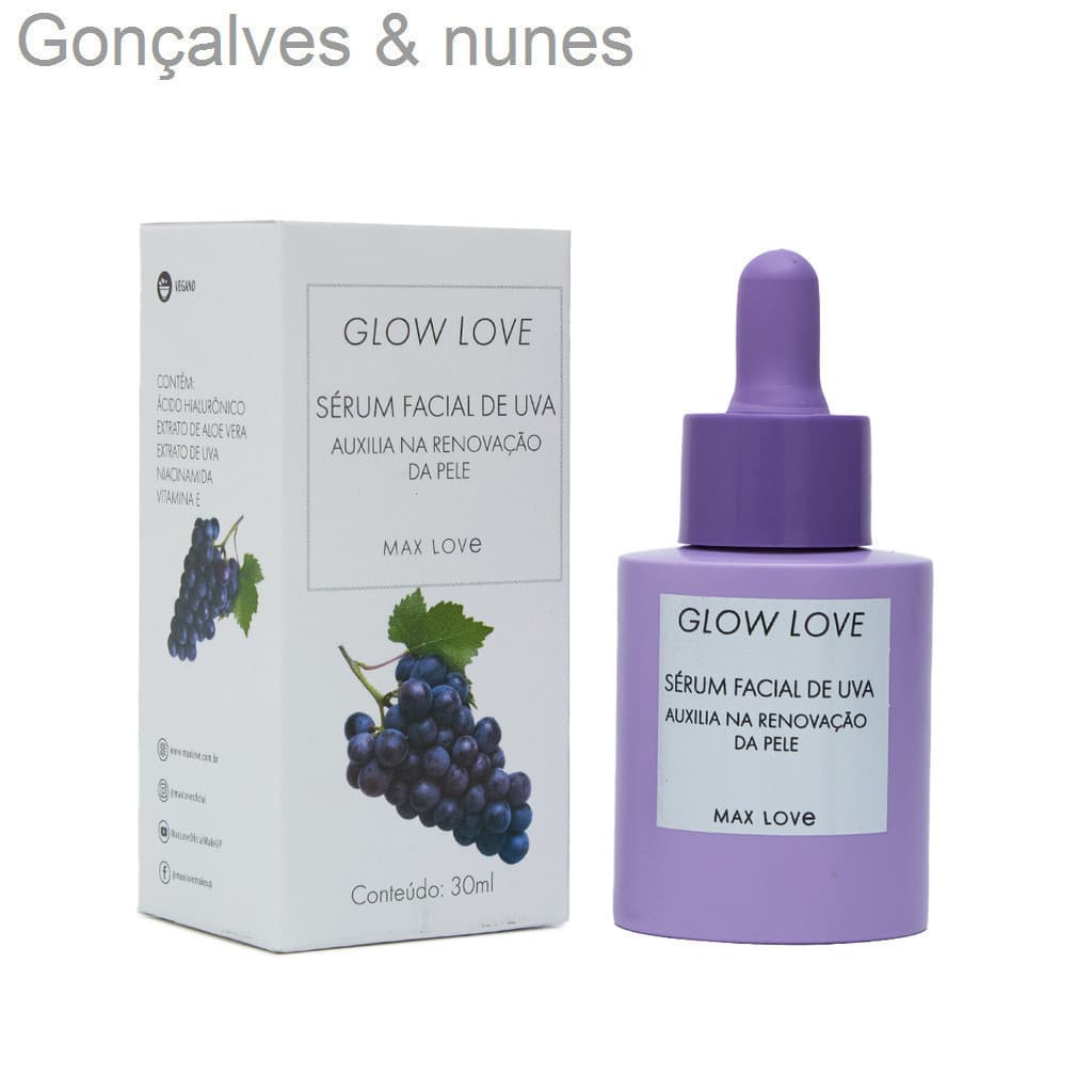 (V)Sérum Facial Glow Love Uva Max LoveFZIP
