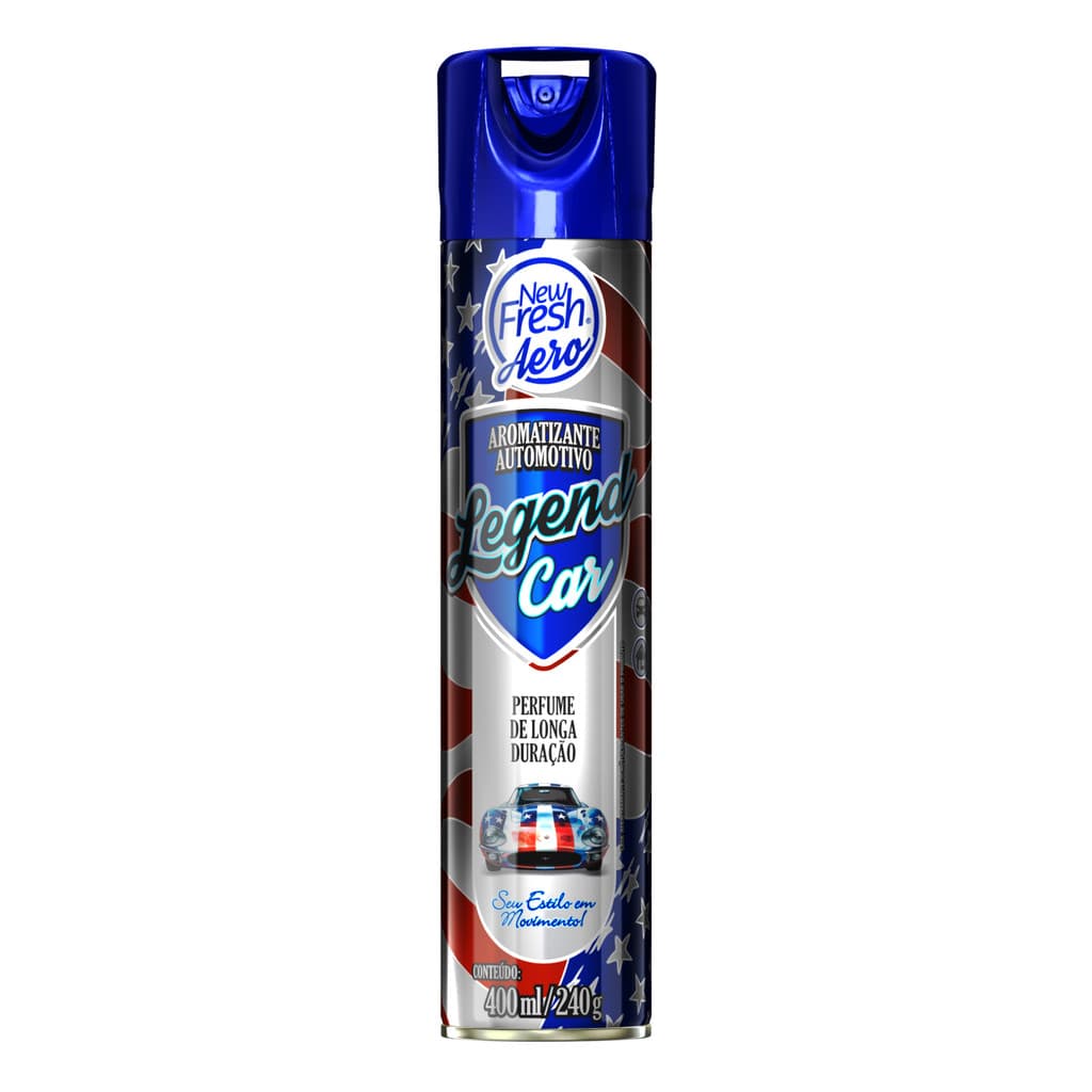 Aromatizante Spray Automotivo 400ml New Fresh Longa Duração  cod/02