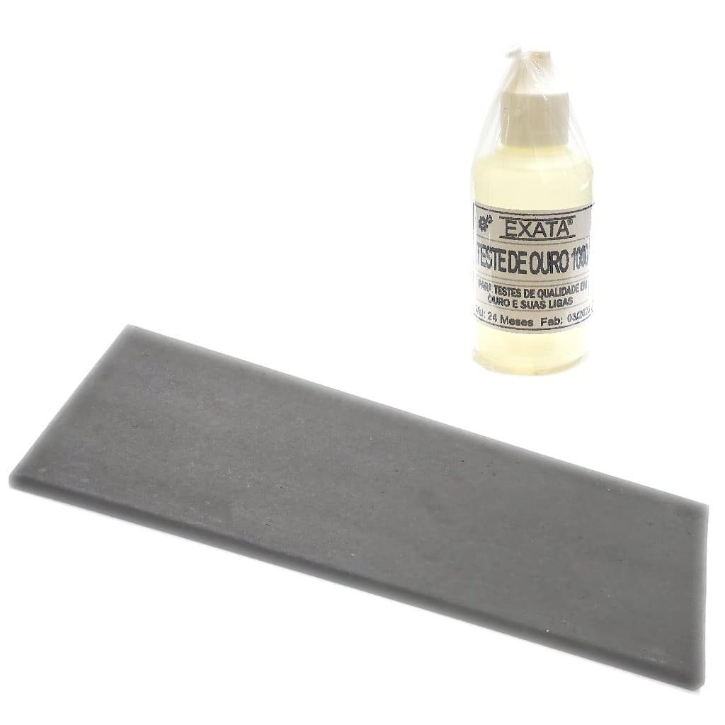 Teste Ouro Prata Exata - Pedra Grande + Ácido 18k Com 30 Ml