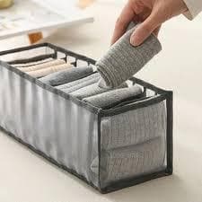 Organizador de Gavetas com Compartimentos Cesto Divisória Armazenamento Roupa Cueca Calcinha Sutiã