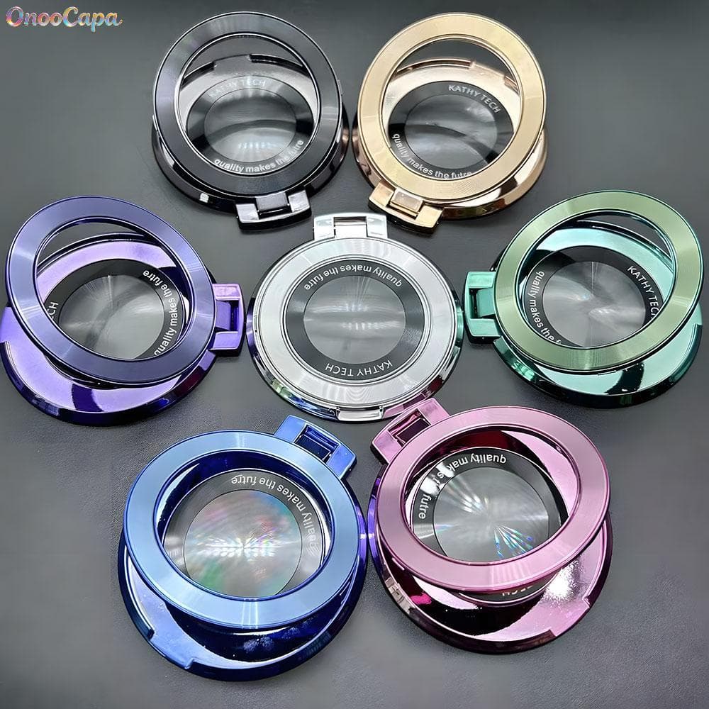 Suporte Para Anel De Metal Brilhante De Dedo Celular Compatível Com