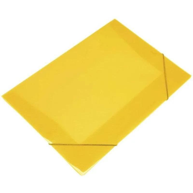 PASTA ABA ELASTICA PLASTICA OFICIO AMARELA SOFT 160206 - POLIBRAS