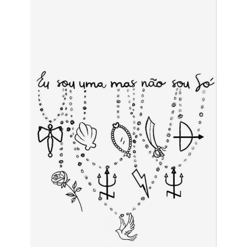 Quadro Decorativo Eu sou uma mas não sou só ENVIO IMEDIATO
