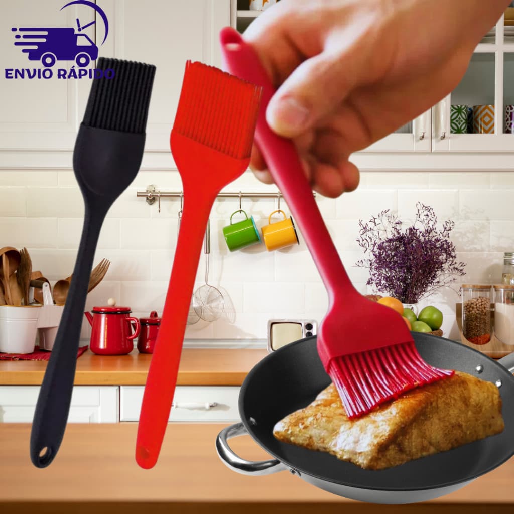 Pincel de  Silicone Confeiteiro Culinario