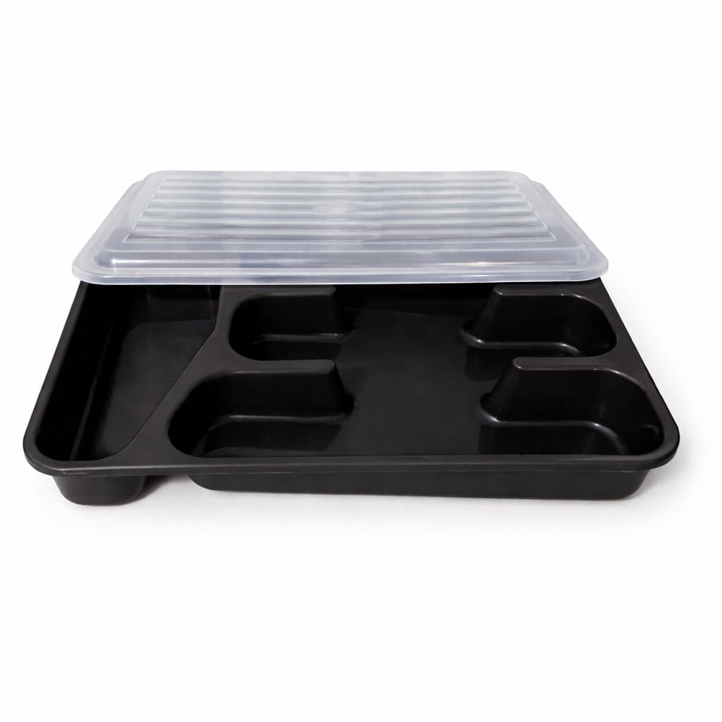 Porta Talheres Organizador Multiuso Ideal para Presente Cozinha com Tampa e sem Tampa