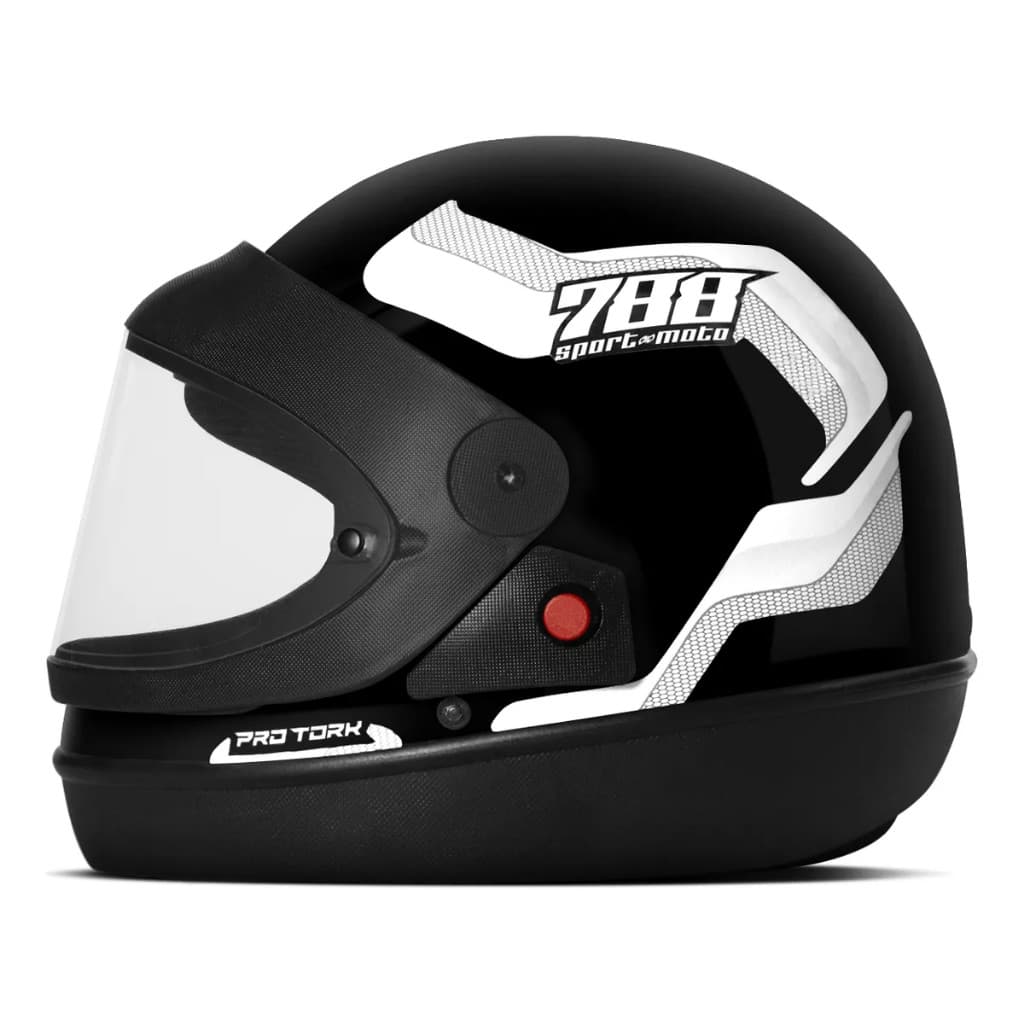 Capacete Moto Original ProTork Fechado Masculino Feminino Sport Moto 788