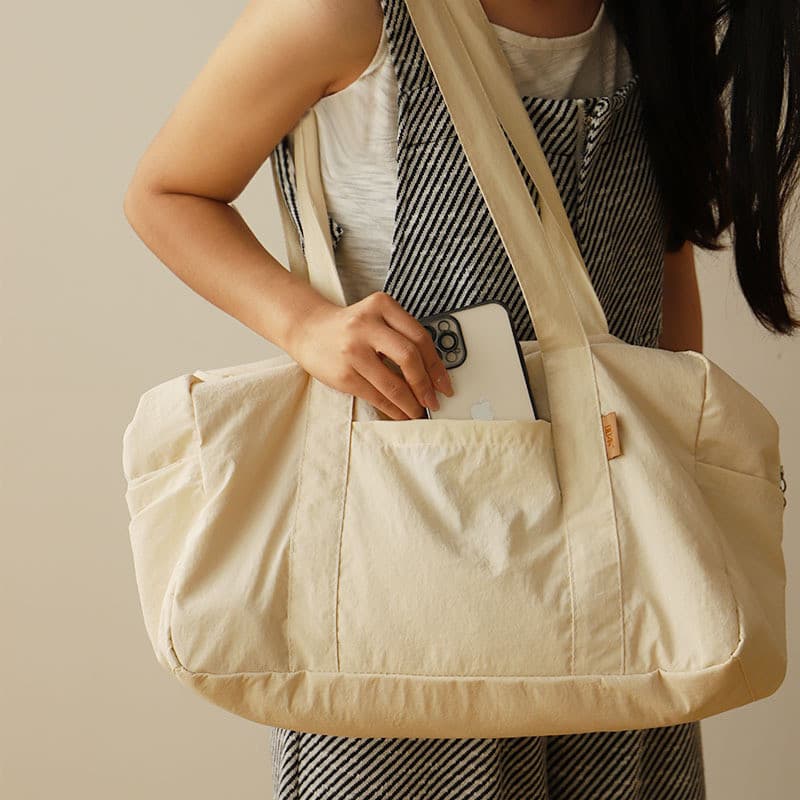 ATA Bolsa de armazenamento portátil de Nylon ultraleve de grande capacidade para viagem de negócios Bolsa de ombro portá