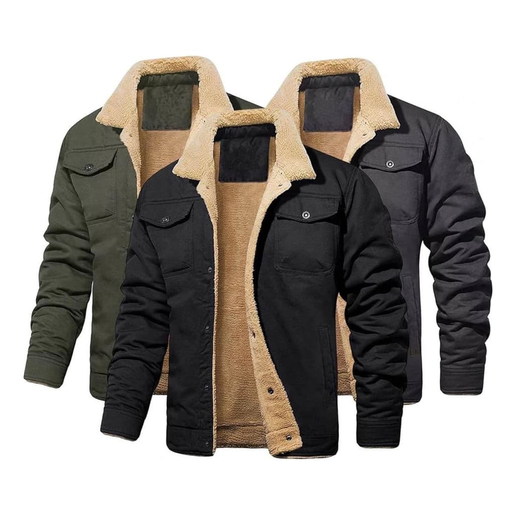 Jaqueta Plus Size Jeans Masculina Peluciada Frio Neve Blusa CASACO JEANS SARJA LUXO ROUPA DE HOMEM