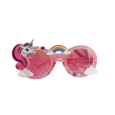 Óculos De Sol Unicórnio Infantil Rosa Festa Fantasia Cromus