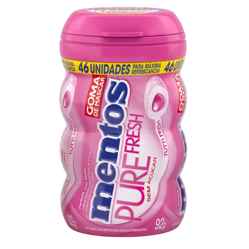 Chiclete Pure Fresh BIG Tutti Frutti Pote Mentos 92g