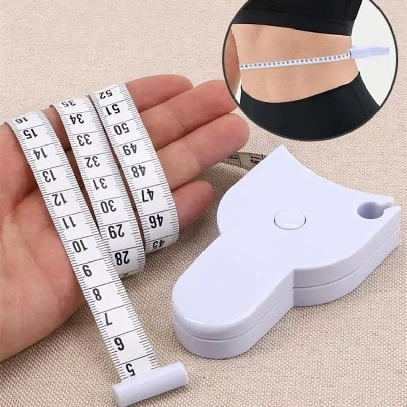 KIT 1 2 3 Fita Métrica Corporal Com Autoaperto – Régua De Alfaiate Para Medidas De Cintura , Peito E Pernas