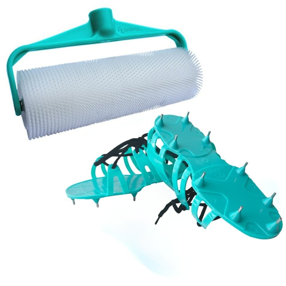 Kit Sapato de Pregos + Rolo Fura Bolhas de 23cm