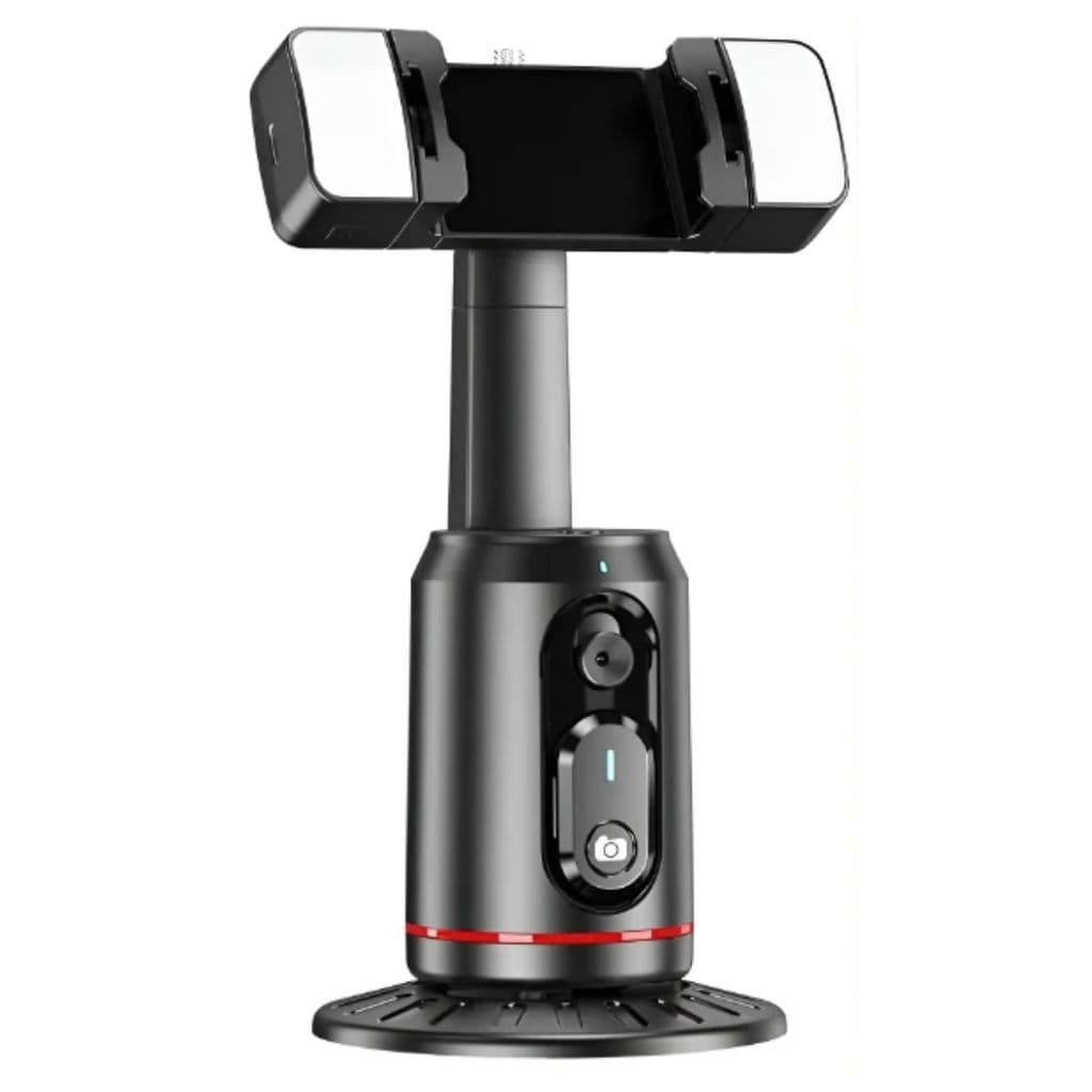 Suporte Giratório Para Celular Gimbal 360 C/ LED e Controle