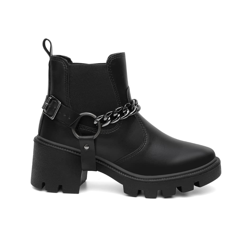 Bota Coturno Feminino Sola Tratorada Inverno Bota Plataforma Super Tendencia