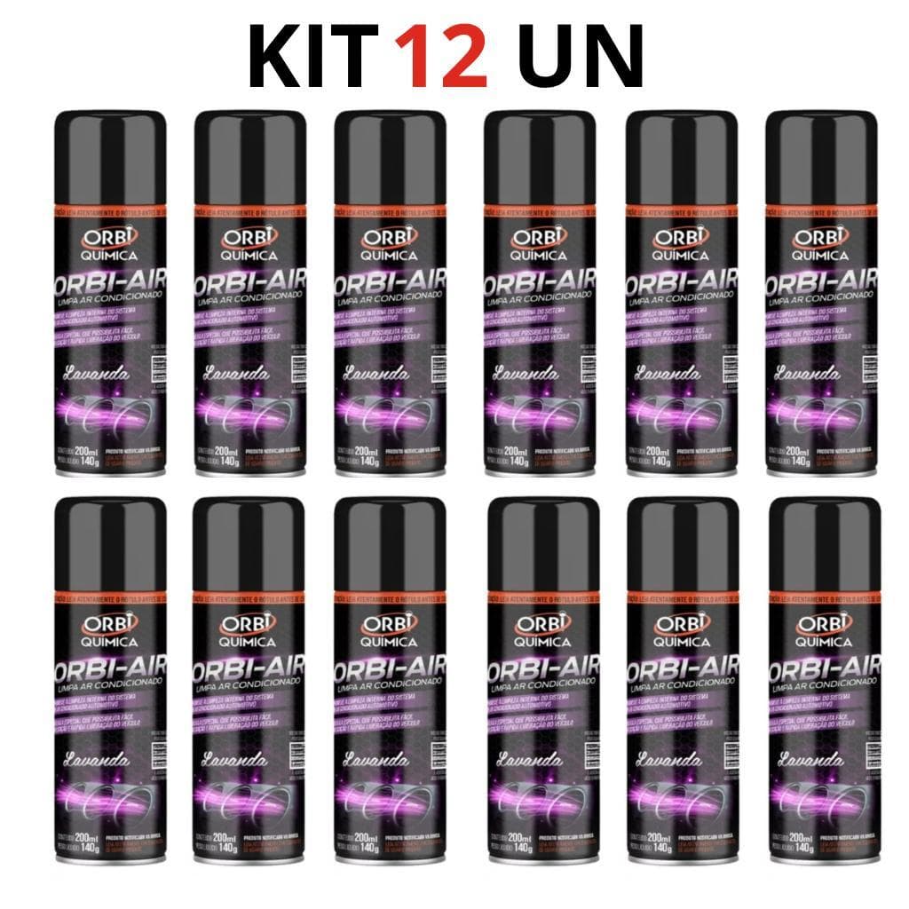 Limpa Ar Condicionado Automotivo Spray Higienização Orbi-air - Lavanda