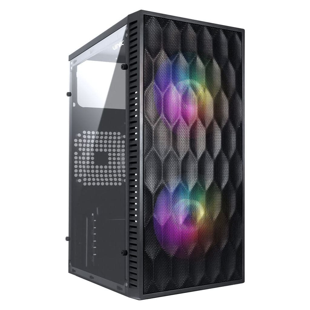 Gabinete Gamer Vinik Wave Preto Lateral Acrílico - Ggwacbk