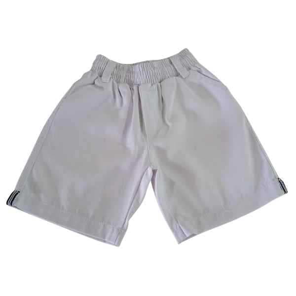 Bermuda Sarja Branco Infantil