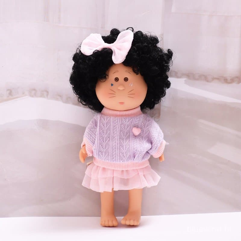 Para mini bonecas Mia Potato: Roupas de boneca, fantasia de boneca, suéter e saia Love, acessórios.
