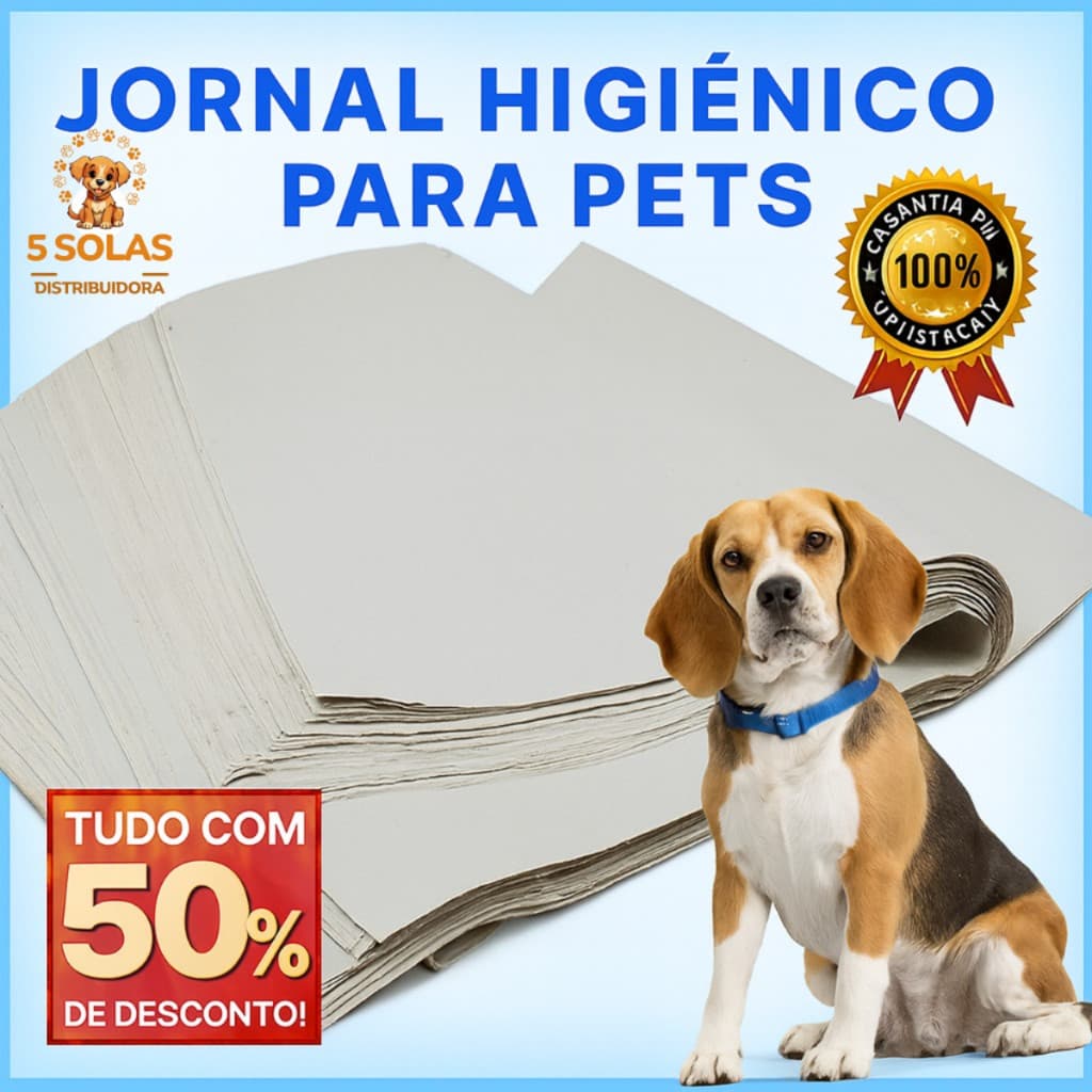 Jornal Papel PET Limpo BIODEGRADAVEL Sem Cheiro  2KG, 3KG, 4 KG,5KG Folhas Grandes 50X70 PROMOÇÃO ENVIO IMEDIATO