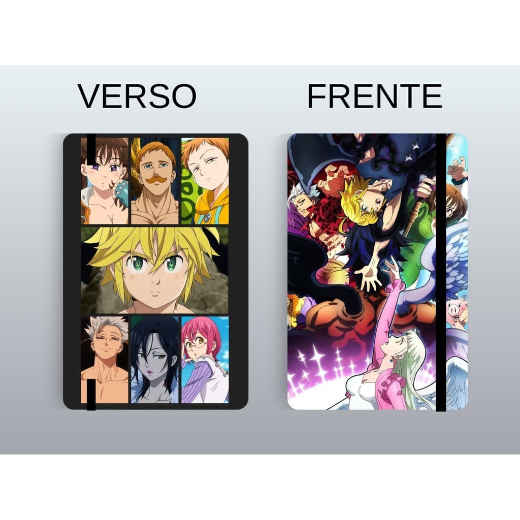 promoção Caderno SKETCHBOOK ou anotações NANATSU NO TAIZAI.