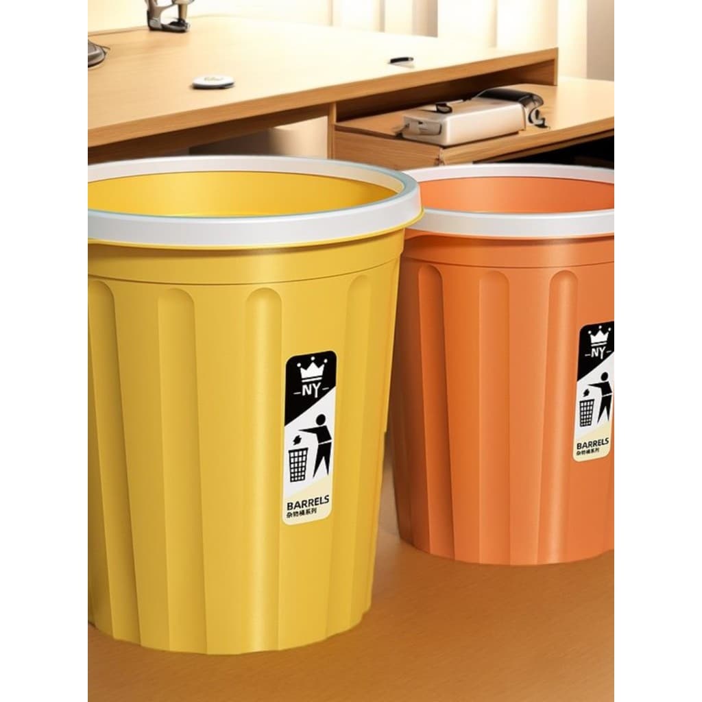 Lixeira de Hotel, cesta de papel doméstica, grande, sem cobertura, plástico, sala de estar, banheiro, escritório, cozinh
