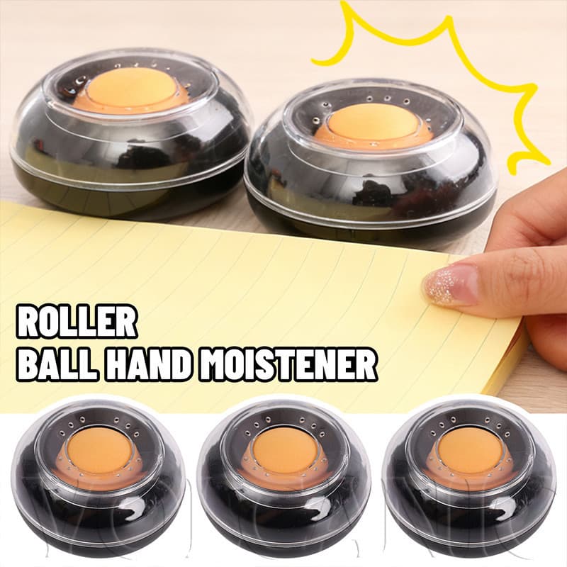 [Envio Rápido] Ferramenta Manual Úmida De Bola Rolante De 5 Unidades-Umedecedor De Dedo Para Manuseio De Documentos , De