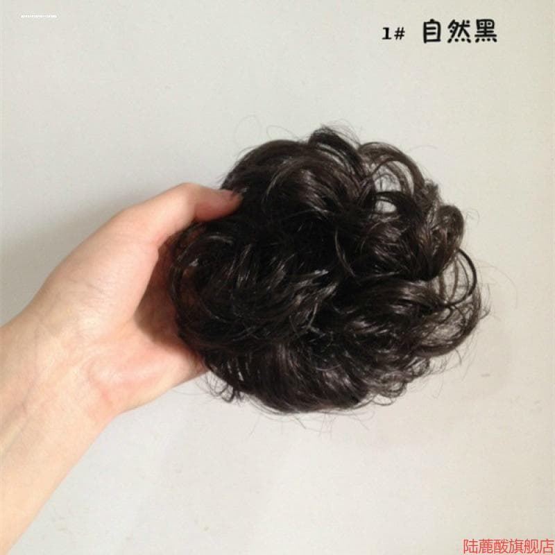 Peruca anel de cabelo rabo de cavalo cabeça dispositivo saco de cabelo jardim de infância clip-on clipe de cabelo encara