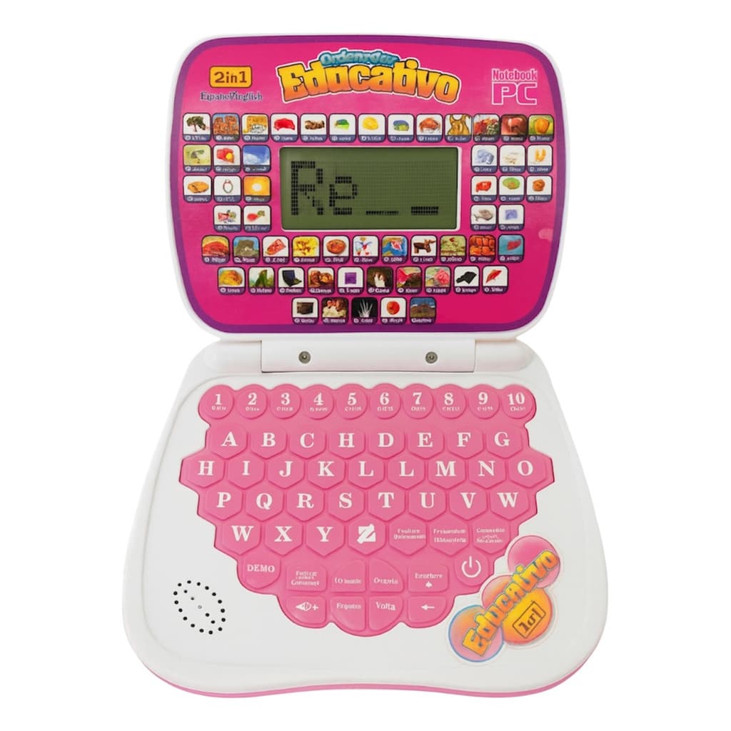 Notebook Educativo Infantil 2 Em 1 Bilingue Português Inglês