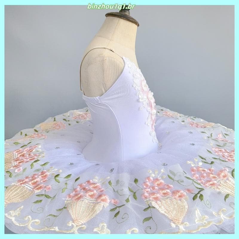 Ballet Tutu Roupas De Desempenho Criança Meninas Vestido De Princesa Bailarina Profissional Wear Dança Traje De Festa